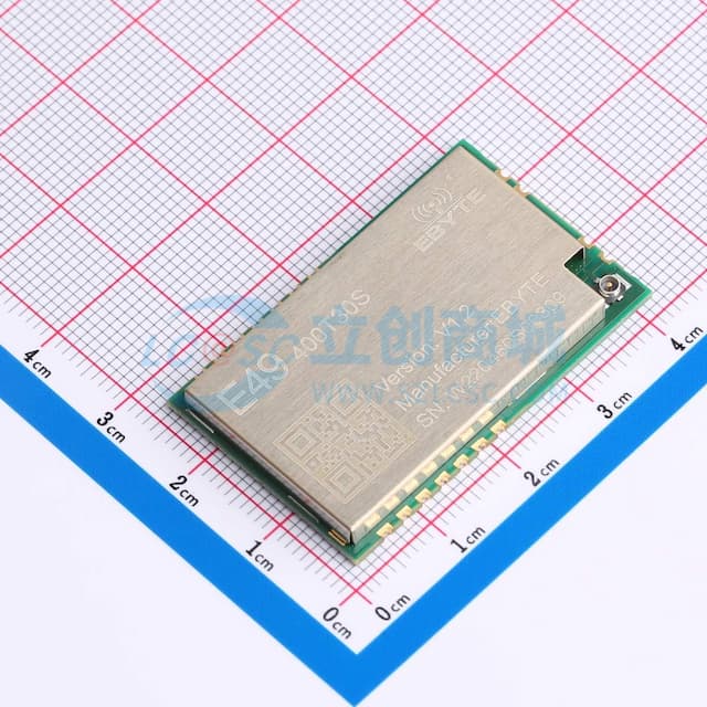 亿佰特工业级433MHz射频无线模块GFSK调制低功耗高性价比IPEX接口实物图