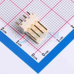 4 位 接头 连接器 0.098"(2.50mm) 通孔 金缩略图