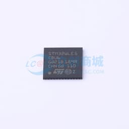 Sub-GHz 无线微控制器。Arm Cortex-M4 @48 MHz，配备 128 Kbytes 闪存、48 Kbytes SRAM。LoRa、(G)FSK、(G)MSK、BPSK 调制方式。AES 256位。多协议系统级芯片。缩略图