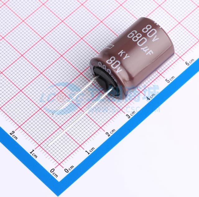 680uF ±20% 80V实物图