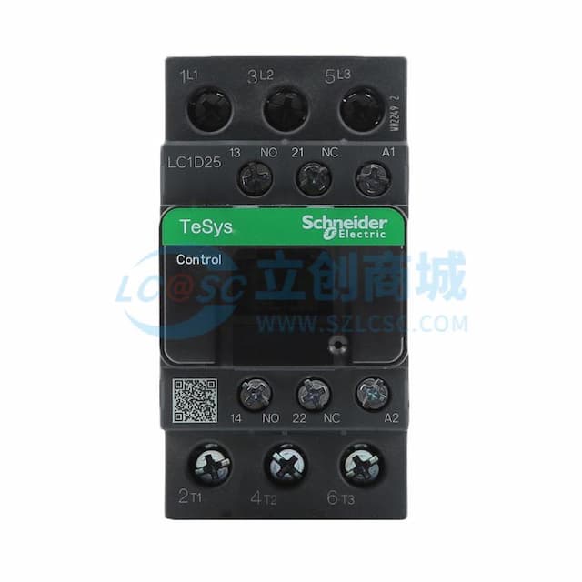 施耐德 国产 LC1D交流接触器 (交流线圈) LC1D25E7C实物图