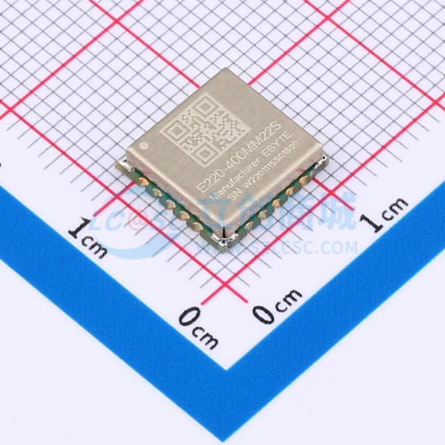 LoRa扩频无线模块进口LLCC68+PA+LNA低功耗433M小体积实物图