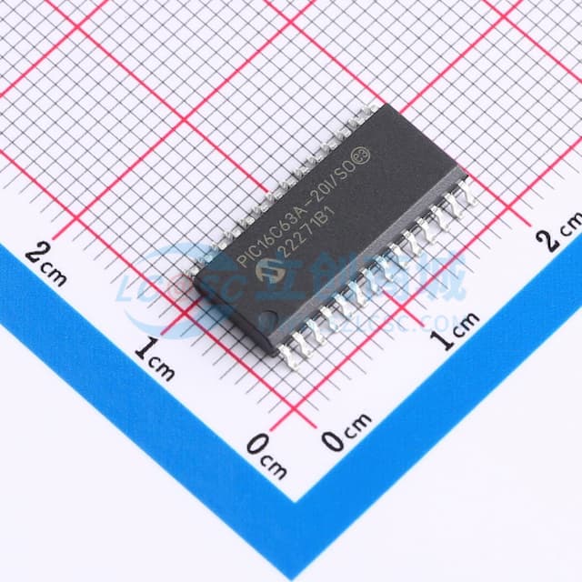 PIC16C63A-20I/SO实物图