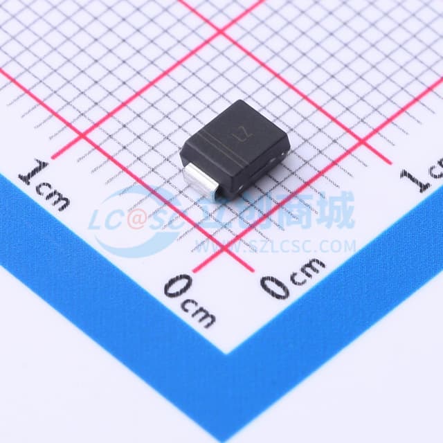 单向TVS 24V截止 峰值浪涌电流：15.4A实物图