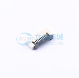 间距:0.5mm P数:10P 翻盖式 下接缩略图