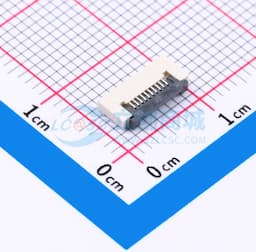间距:0.5mm P数:10P 翻盖式 下接缩略图