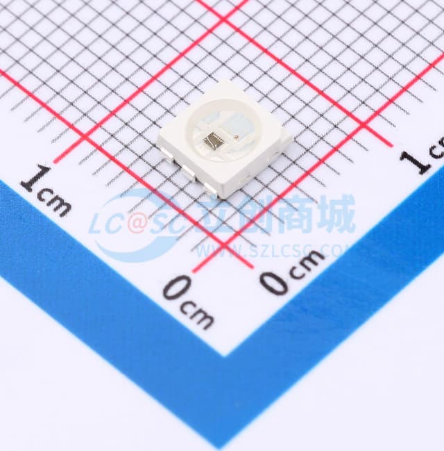 幻彩透明(六脚) XL-5050RGBC-SK6812B实物图