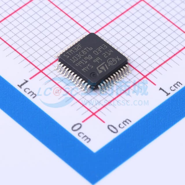 主流增强型ARM Cortex-M3 MCU，具有64 KB Flash、72 MHz CPU、电机控制、USB和CAN实物图