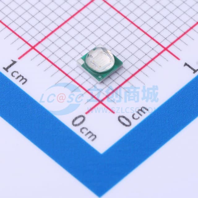 3535球头蓝1W贴片式发光二极管实物图
