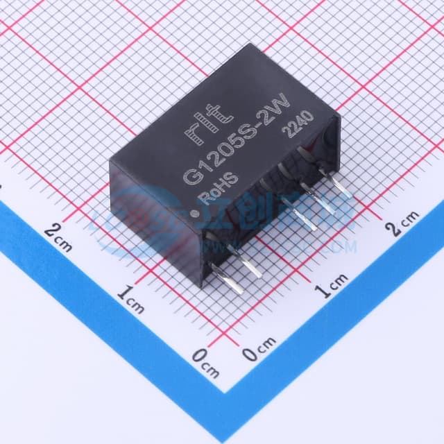 DC/DC模块电源，6000V隔离，2W【插件】实物图