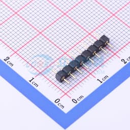 1x8P 间距:2.54mm 圆针 直插 【插件】缩略图