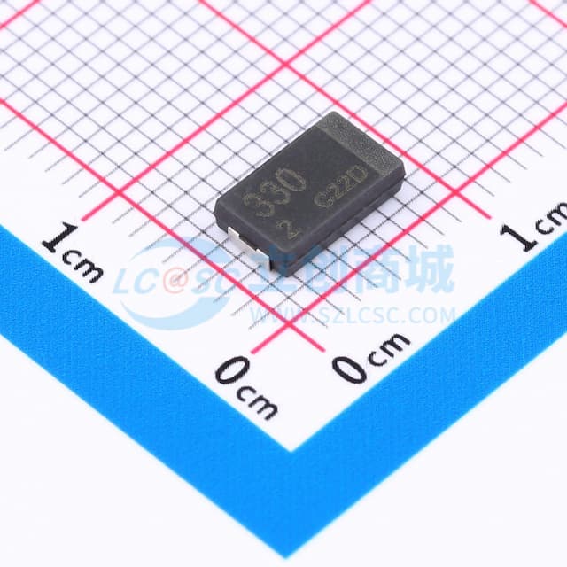 330uF -35%~+10% 2V实物图