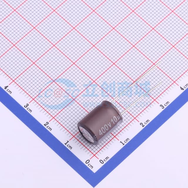 10uF ±20% 400V 【插件】实物图