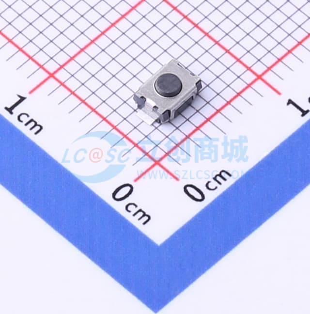 3.9*2.9*2mm 立贴 轻触开关实物图