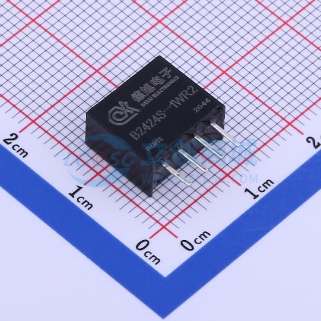 1W定电压输入隔离非稳压单路输出DC-DC模块电源【插件】实物图