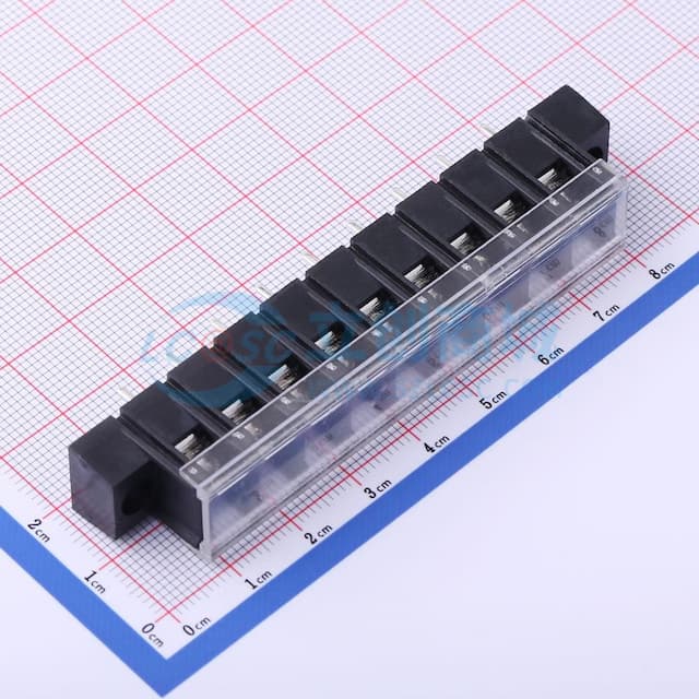 7.62mm 1x9P 每排P数:9 排数:1 直针 边脚 【插件】实物图