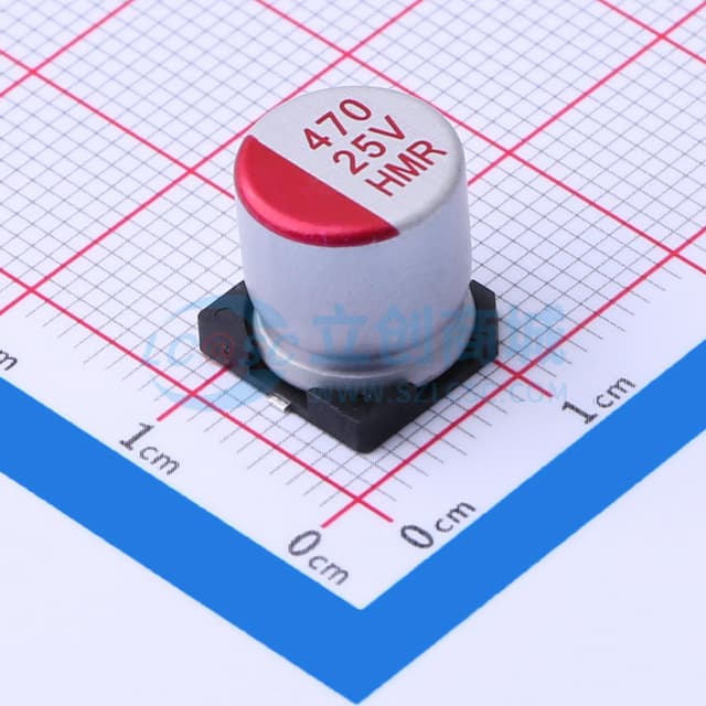 470uF ±20% 25V实物图