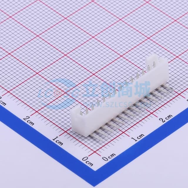 1x14P 间距:2mm 弯插 系列:PH 【插件】实物图