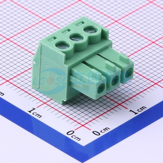 【焊接辅料】1x3P 3.81mm 排数:1 每排P数:3实物图