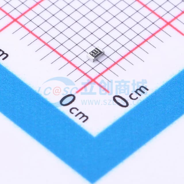 51kΩ ±1% 100mW 厚膜电阻实物图