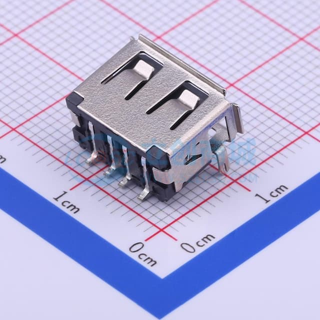 Type-A 母 卧贴实物图