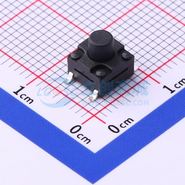 6.2*6.2*6.5mm 立贴 轻触开关实物图