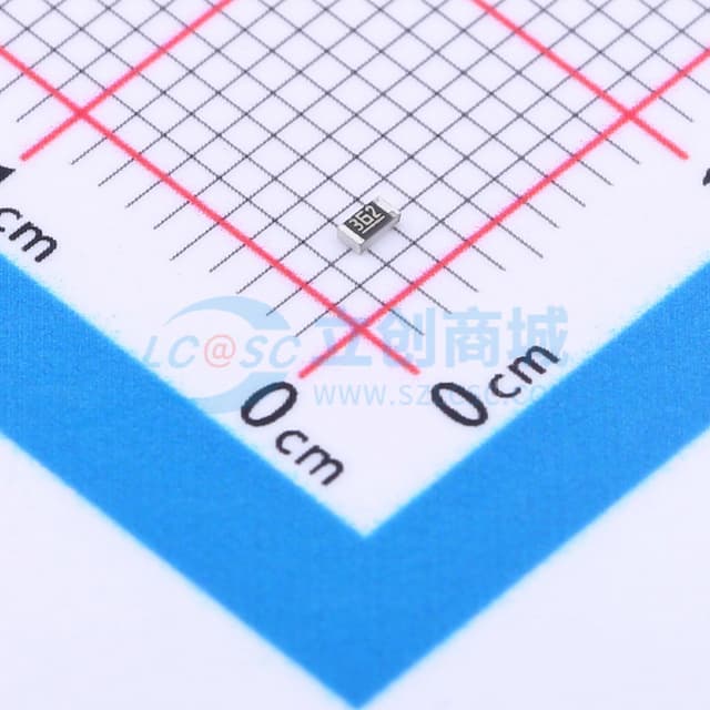 3.6kΩ ±1% 100mW 厚膜电阻实物图
