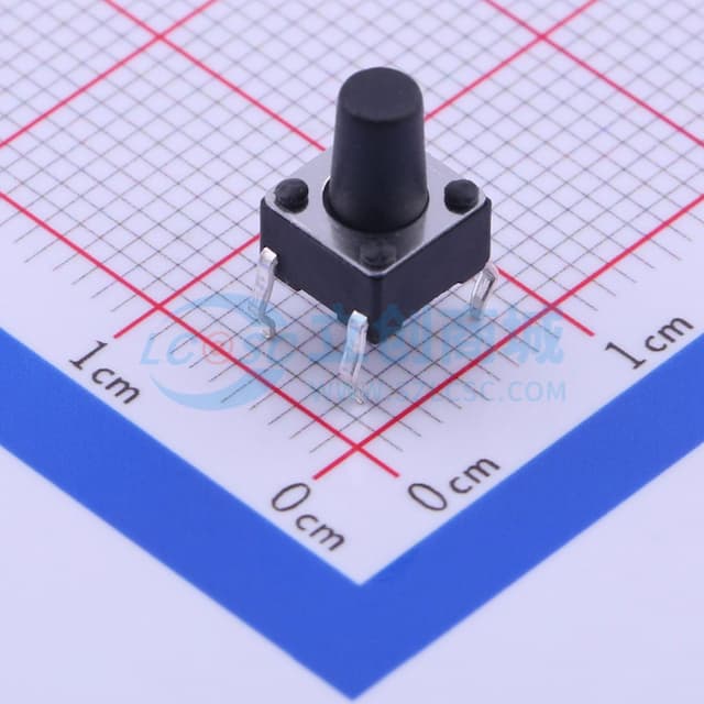 6*6*8.5mm 直插 轻触开关 【轻触】实物图