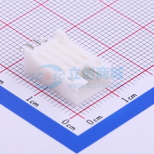 1x4P 间距:2mm 直插 系列:PH 【插件】实物图