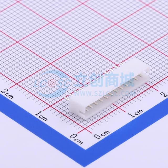 1x12P 间距:1.5mm 直插 系列:ZH 【插件】实物图