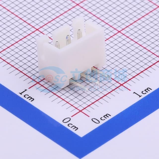 1x3P 间距:2.5mm 弯插 系列:XH 【插件】实物图