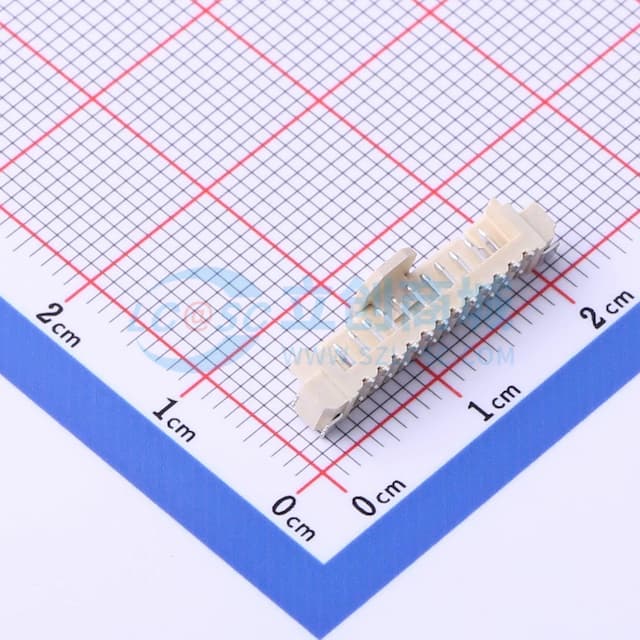 1x12P 间距:1.25mm 立贴实物图