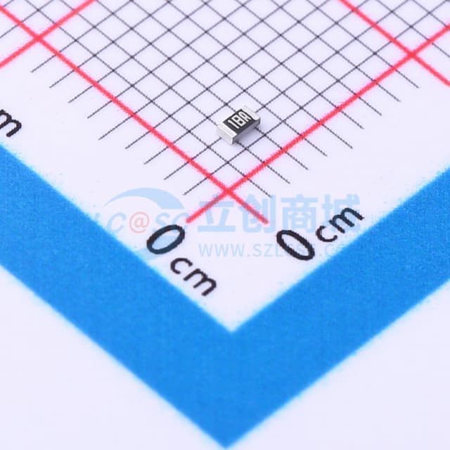 150Ω ±1% 100mW 厚膜电阻实物图