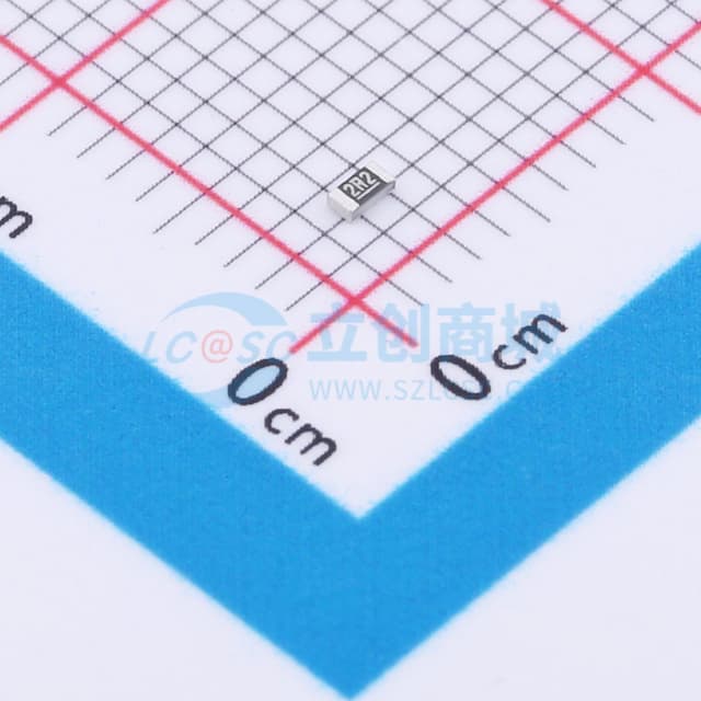 2.2Ω ±1% 100mW 厚膜电阻实物图