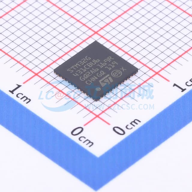 带DSP和FPU的170MHz主流ARM Cortex-M4 MCU，具有128 KB Flash存储器、数学加速器和中等模拟电平集成实物图