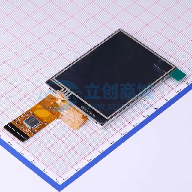 2.8吋sHMIctrl彩色LCD串口触摸屏模块实物图