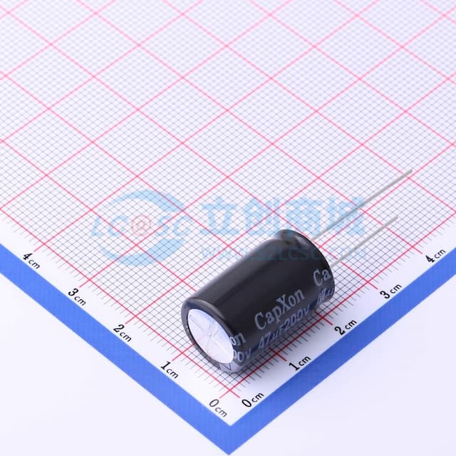 47uF ±20% 200V 【引线】实物图