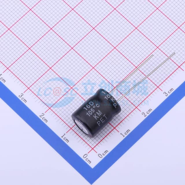 黑色PET 8.2uF ±20% 400V【引线】实物图