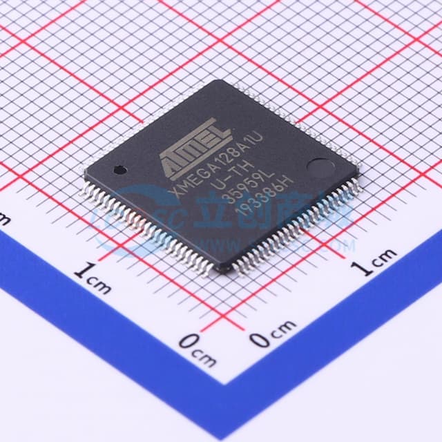 ATXMEGA128A1U-AU实物图