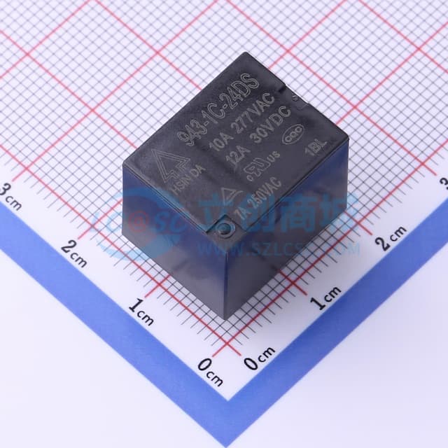 24V 15A 一组转换:1C(单刀双掷-转换)【继电】实物图