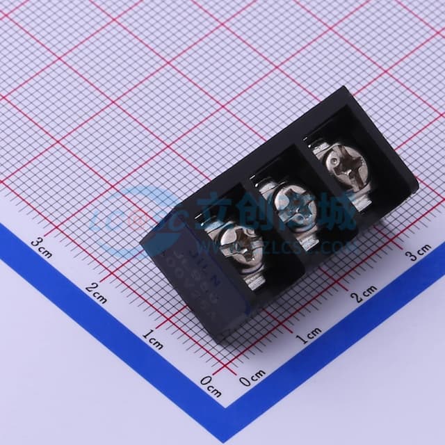 9.5mm 1x3P 直针 边脚 排数:1 每排P数:3 【栅栏】实物图