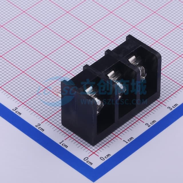 9.5mm 1x3P 每排P数:3 排数:1 直针 边脚 【栅栏】实物图