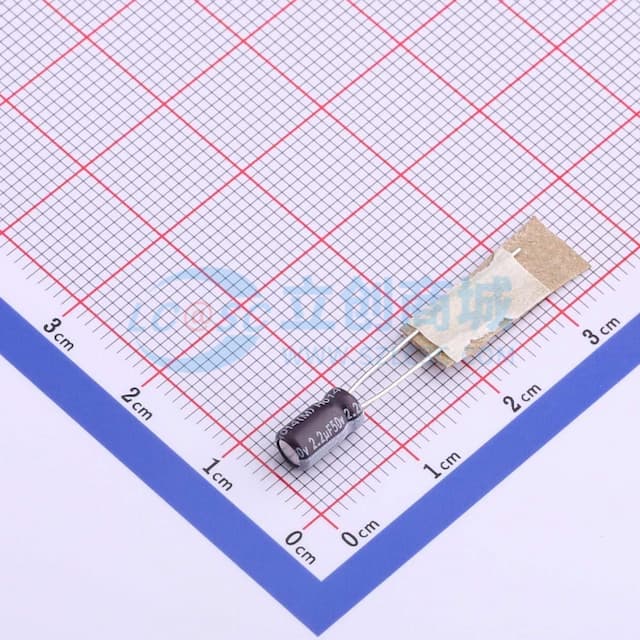 2.2uF ±20% 50V 【引线】实物图