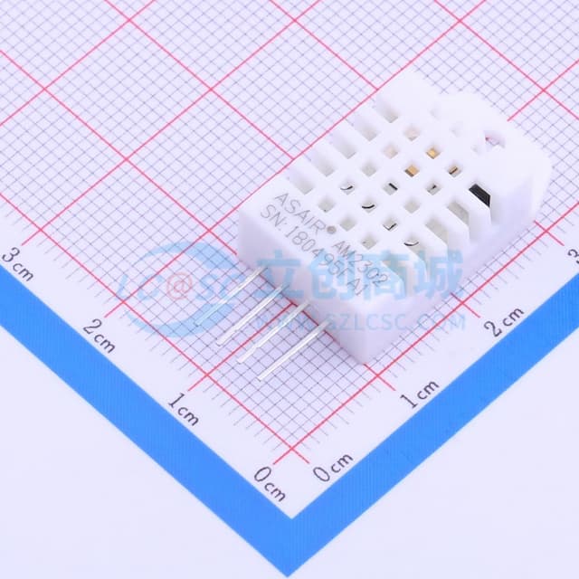 AM2302温湿度传感器 【插件】实物图