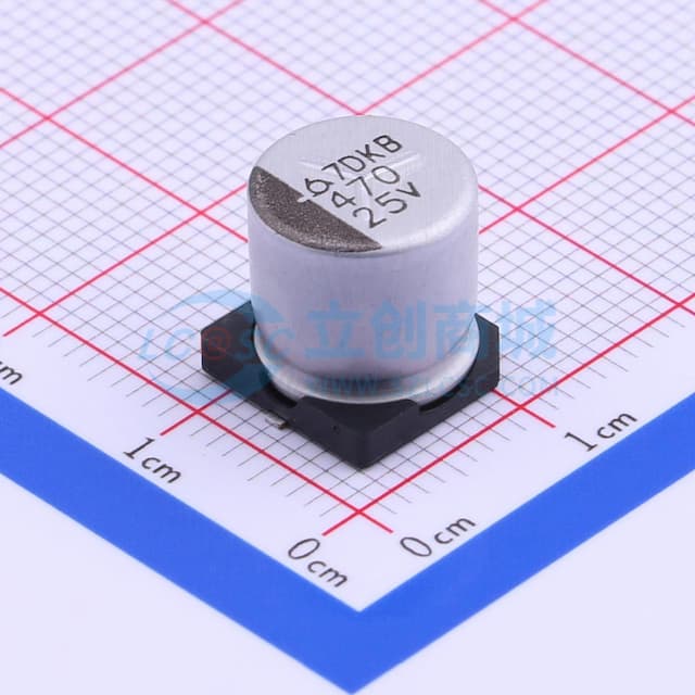 470uF ±20% 25V实物图