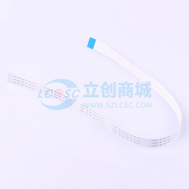 FFC连接线 12P 间距1.0mm 长40CM 同向实物图