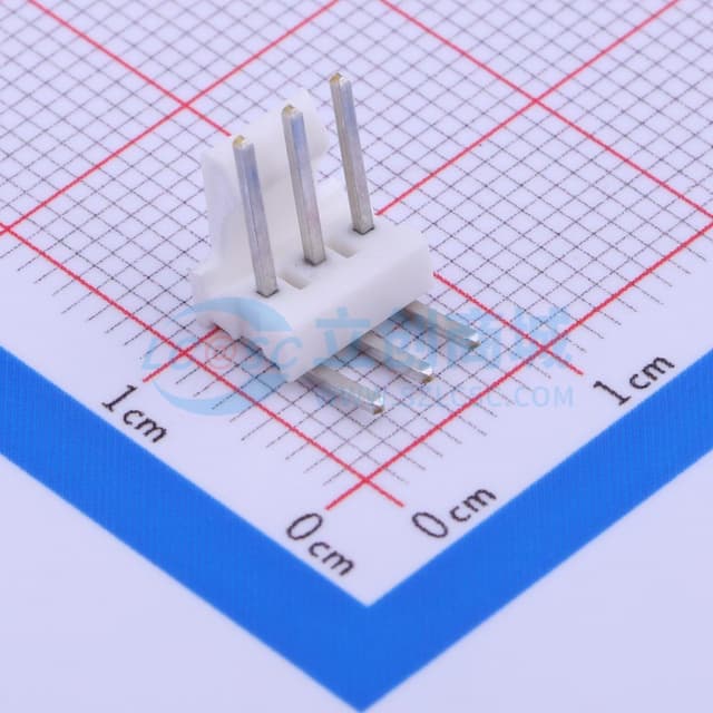 1x3P 间距:2.54mm 弯插 【插件】实物图
