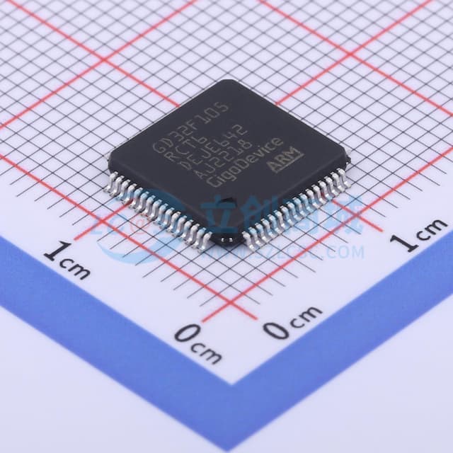 GD32F105RCT6实物图