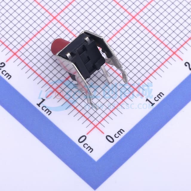 轻触开关7.5*6.2*8.3,2.6N 【轻触】实物图