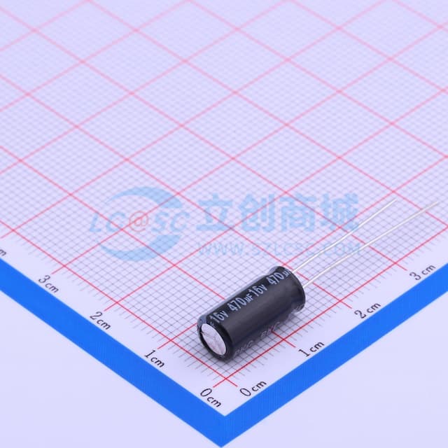 470uF ±20% 16V 【引线】实物图